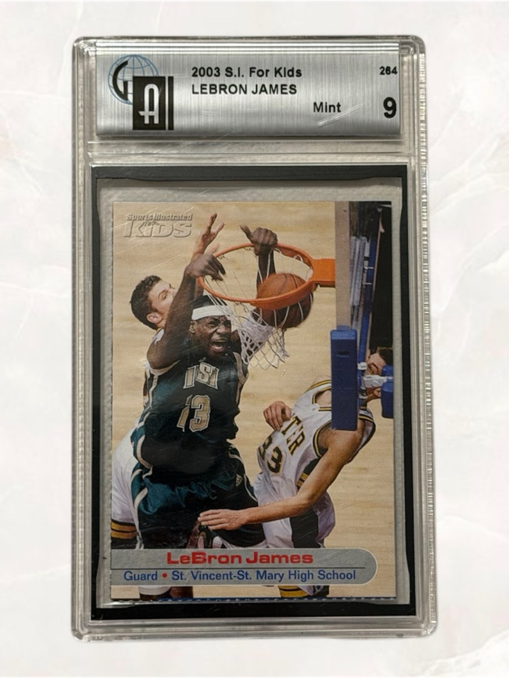 2003 Sports Illustrated For Kids #264 LeBron James GAI 10